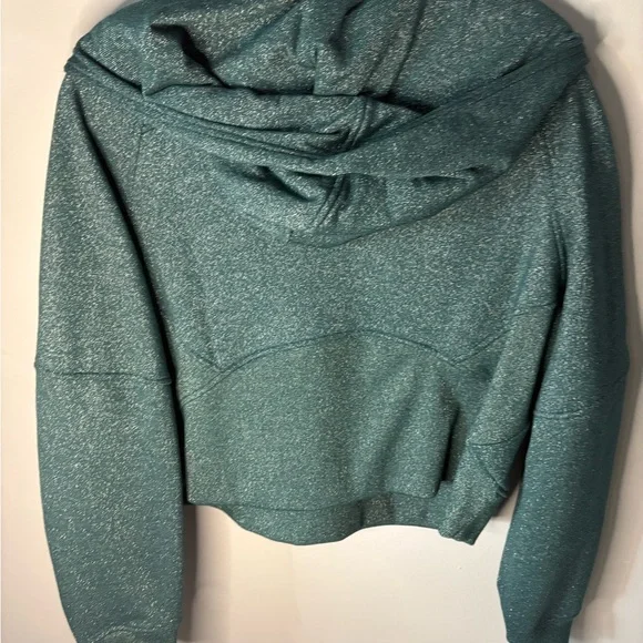 Lululemon Storm Teal Silver Sparkle Scuba - Picture 8 of 9